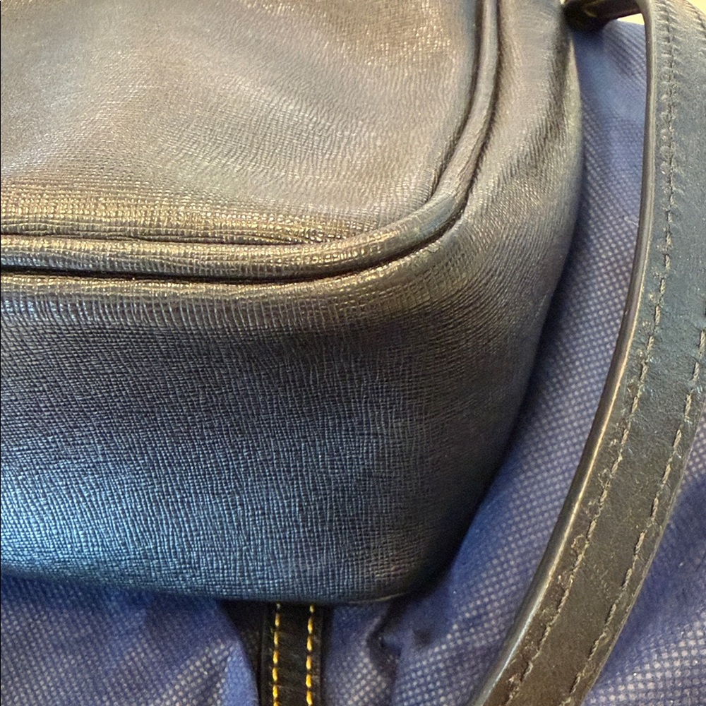 Dooney & Bourke Black Crossbody Bag with Gold Accents - Picture 14 of 16